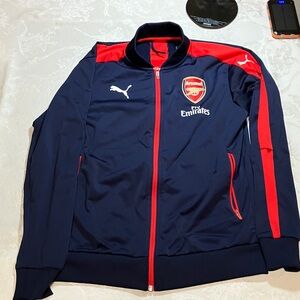 Puma Arsenal Navy and Red Jacket